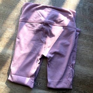 rose pink lululemon leggings
